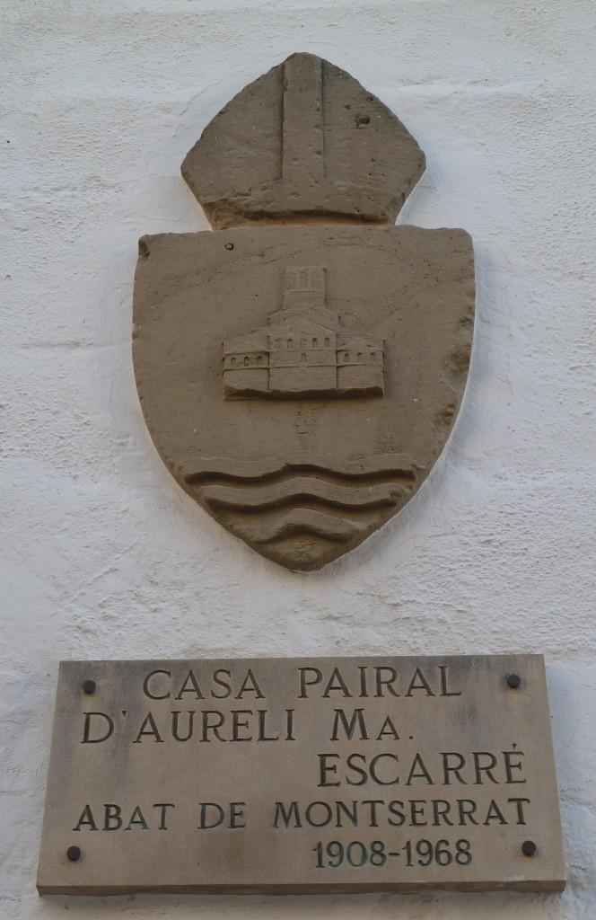 L'Arboç Casa Pairal de Aureli Mª Escarré Abat de Montserrat (2)