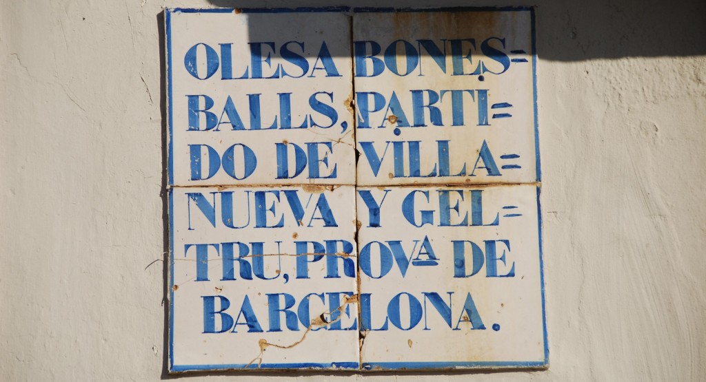 Olesa de Bonesvalls (PLaca Antiga)