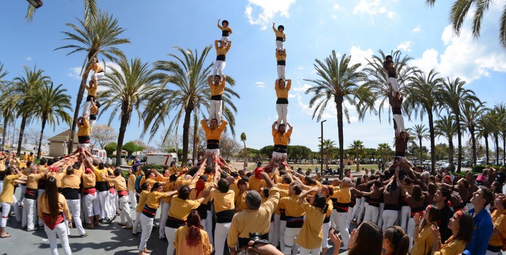 150418 Prèvia de Sant Jordi amb Castellers de Badalona i Margeners de Guissona (274)